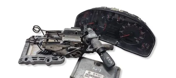 Audi A6 S6 C5 4B Engine ECU kit and lock set 038906018FE 0281010064 28SA3920