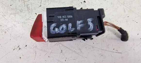 Volkswagen Golf V Hazard light switch 1K0953509A