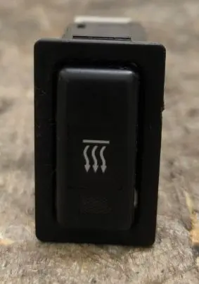 Windscreen/window heater switch