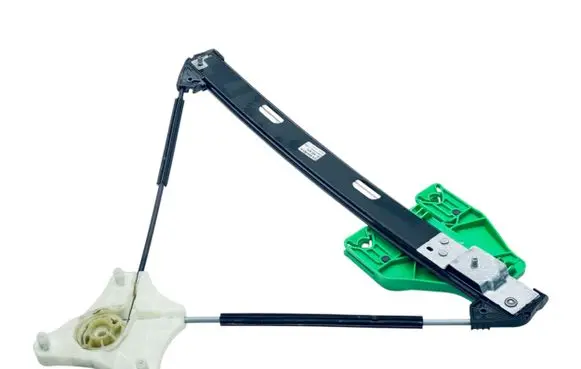 Rear window lifting mechanism without motor