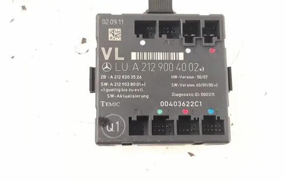 Mercedes-Benz GLK (X204) Door control unit/module 2129004002 2129004402