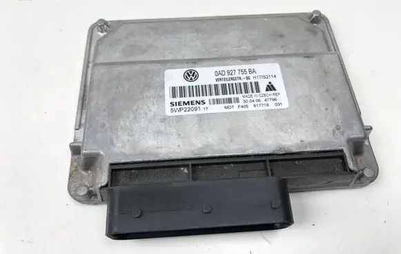 Volkswagen Touareg I Transfer box differential control unit 0AD927755BA 5WP22091 H17S2114