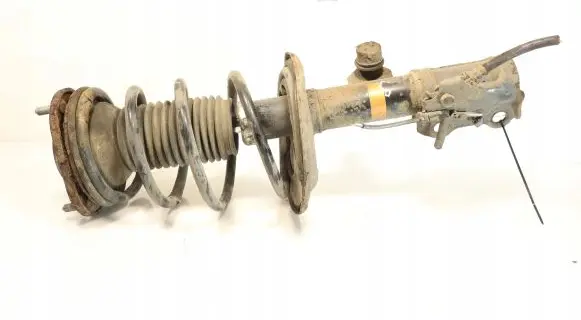 Front shock absorber with coil spring