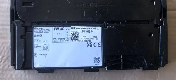 Volkswagen ID.7 Other control units/modules 14B035741