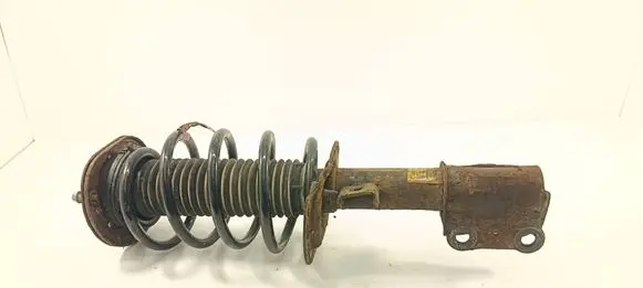 Front shock absorber with coil spring