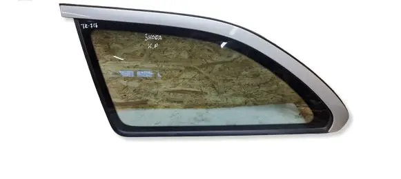 Skoda Octavia Mk2 (1Z) Rear side window DOT24M68AS2 43R00048 E000255