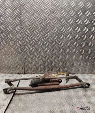 Front wiper linkage and motor