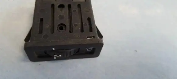 Panel lighting control switch