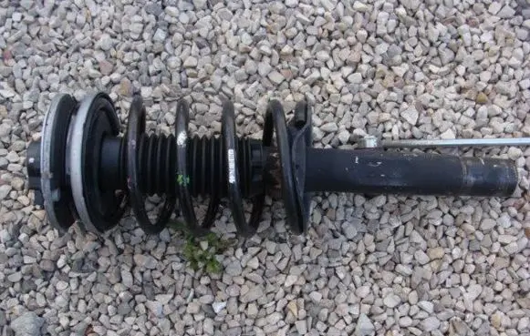 Peugeot 407 Front shock absorber with coil spring