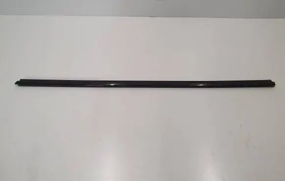 Front door glass trim molding