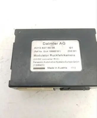 Mercedes-Benz CLS C218 X218 Camera control unit module A2128270006