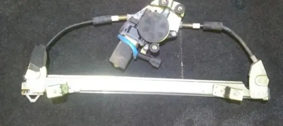 Sliding door window regulator with motor