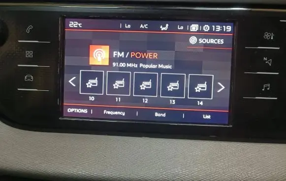 Citroen C4 Grand Picasso Screen/display/small screen 9813040980 040630 A2C96215801
