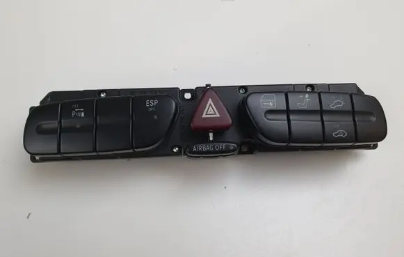 Mercedes-Benz C W203 Hazard light switch A2038216358