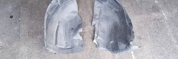 Volvo V60 Front wheel arch liner splash guards 