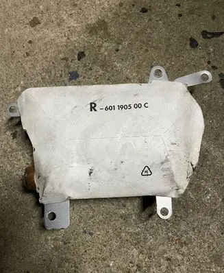 Front door airbag