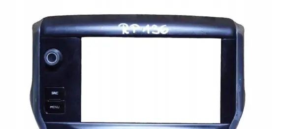 Peugeot 2008 I Radio/GPS head unit trim 9673861377