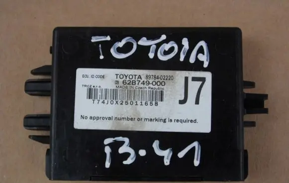 Toyota Yaris XP210 Other control units/modules 8978402220