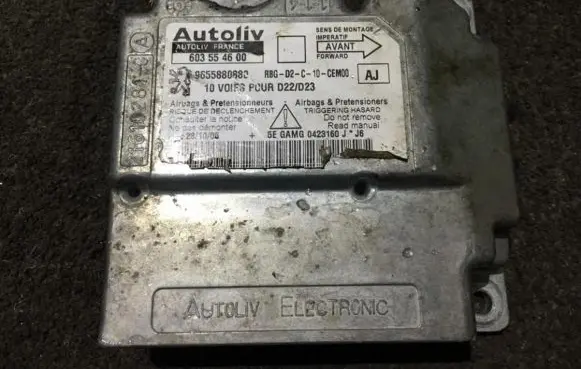 Peugeot 407 Airbag control unit/module 9655880880 603554600