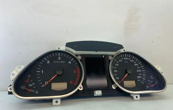 Audi A6 S6 C6 4F Speedometer (instrument cluster) 4F0920901G 4F0910900C TAB004869GJ