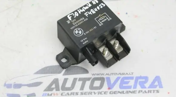 BMW 3 F30 F35 F31 Ignition relay 9198302