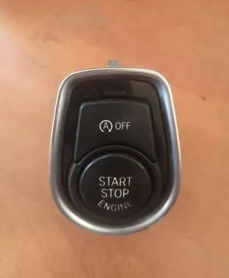 Engine start stop button switch