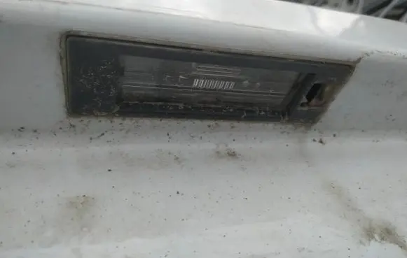 Opel Corsa D Number plate light 