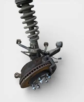 Front wheel hub spindle knuckle