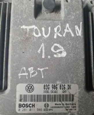 Volkswagen Touran I Engine control unit/module 03G906016DK 1039S06224 0281011946