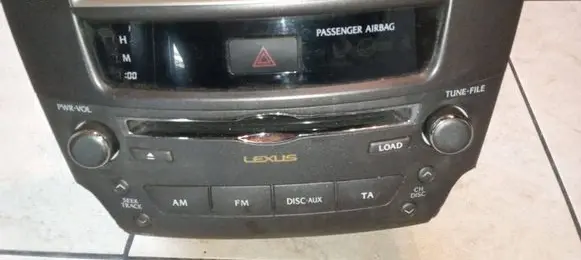 Lexus IS 220D-250-350 Radio/CD/DVD/GPS head unit 8612053660 DEXMG5387