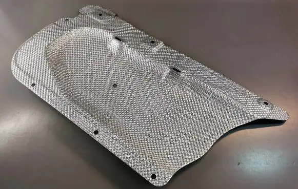 BMW 7 F01 F02 F03 F04 Heat shield in engine bay 7265262 51757265262