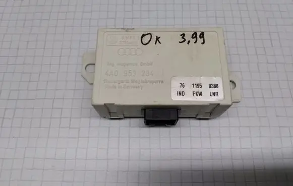 Audi A4 S4 B5 8D Immobilizer control unit/module 4A0953234 7611950386