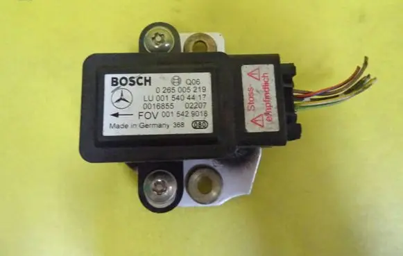 Mercedes-Benz A W168 ESP acceleration yaw rate sensor 0015404417 0265005219