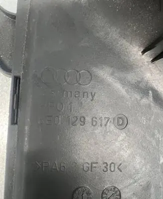 Audi A4 S4 B7 8E 8H Air intake hose/pipe 8E0129617