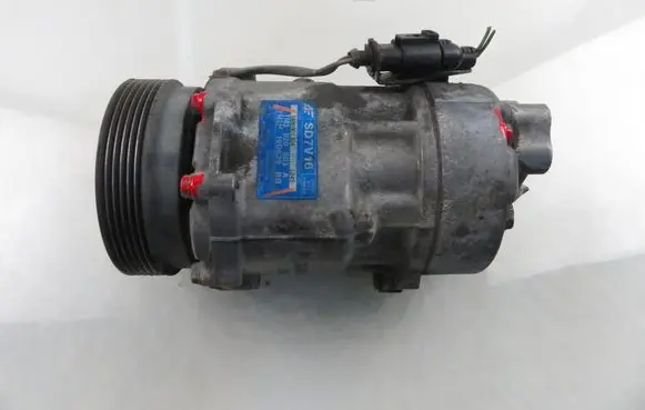 Volkswagen Sharan Air conditioning (A/C) compressor (pump) YM2H19D629BB 7M3820803A