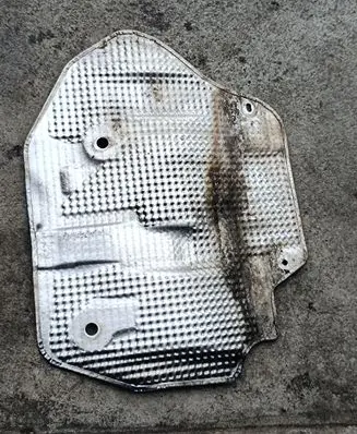 Heat shield in engine bay