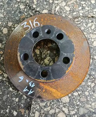 Audi A1 Rear brake disc