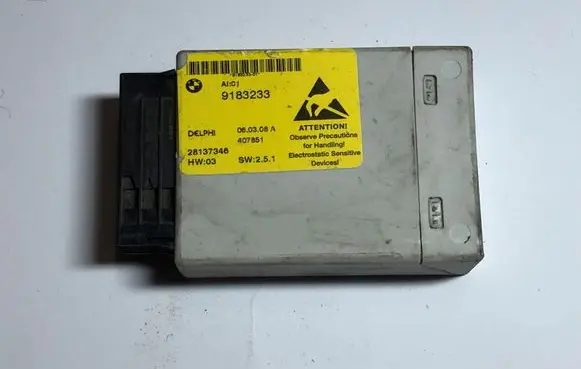 BMW 5 E60 E61 Center console control module 9183233 407851