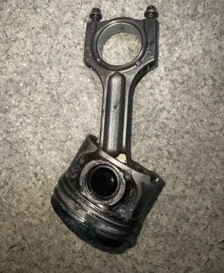 BMW 5 E60 E61 Piston with connecting rod 11257792746