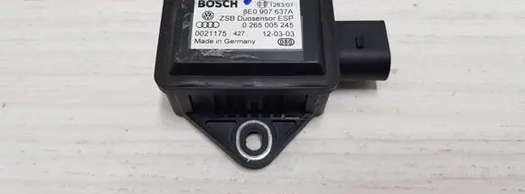 Audi A4 S4 B6 8E 8H ESP acceleration yaw rate sensor 8E0907637A 0265005245 0021175