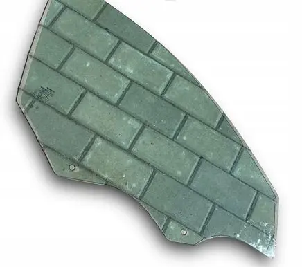 Volvo S60 Rear vent window glass 43R011565