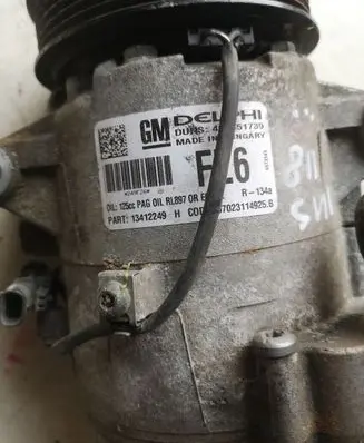 Opel Insignia A Air conditioning (A/C) compressor (pump) 13412249
