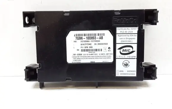 Volvo V70 Bluetooth control unit module 7G9N10D893AB 31210293AA