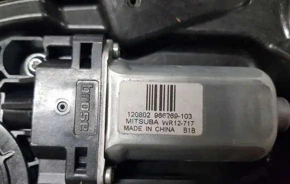 Volvo V40 Front door window regulator with motor 31276216 2584190 120802