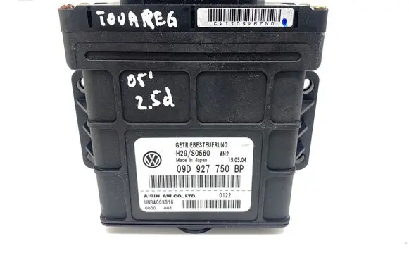 Volkswagen Touareg I Gearbox control unit/module 09D927750BP