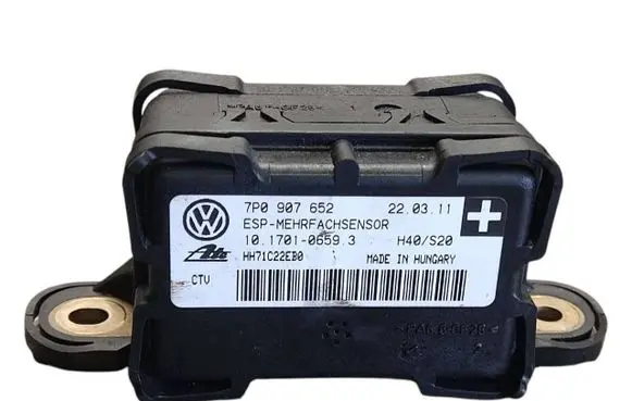 Volkswagen Touareg II ESP acceleration yaw rate sensor 7P0907652 10170106593