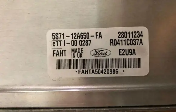Ford Mondeo Mk III Engine control unit/module 5s7112a650fa R0411C037A