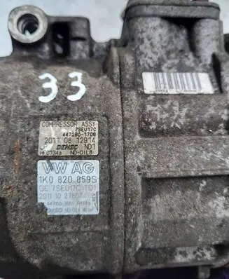 Volkswagen Jetta VI Air conditioning (A/C) compressor (pump) 1K0820859S 4472600706