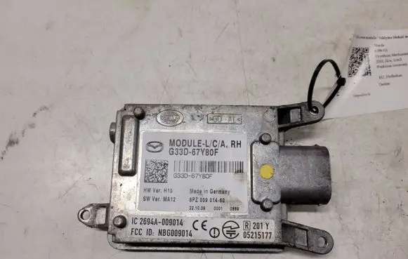 Mazda 6 Blind spot module G33D67Y80F 6PZ00901460 2694A009014