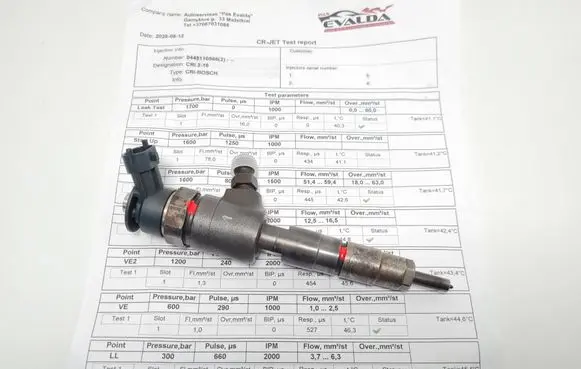 Peugeot Partner Fuel injector 0445110566 027766 65709